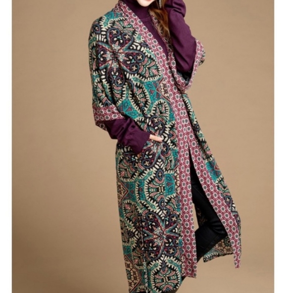 💕Boho Style Kimono coverall cover-up beach Wear - Picture 6 of 7